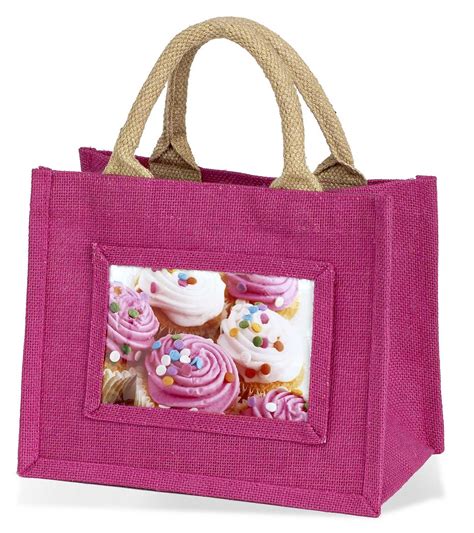 promotional mini jute bag pink id