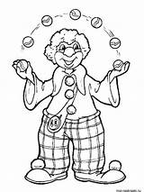 Clown Coloring Pages Printable Print sketch template