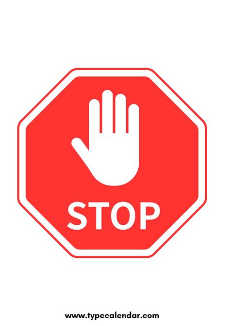 printable stop sign templates word  blank editable