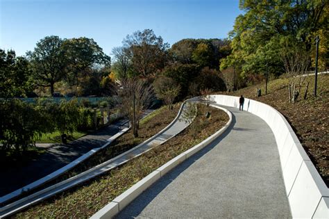 brooklyn botanic garden unveils sculptural path  scenic vista