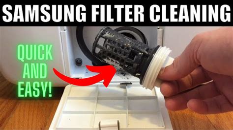 clean samsung washing machine filter
