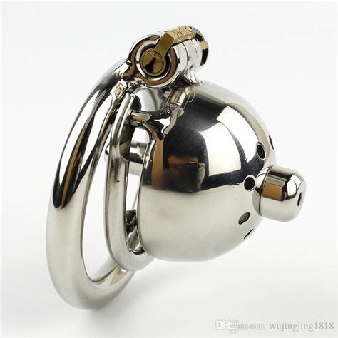 new super small male chastity cage with removable urethral sounds spiked ring stainless steel