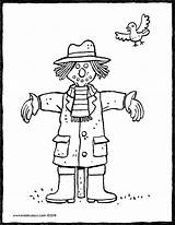Scarecrow Kiddicolour sketch template