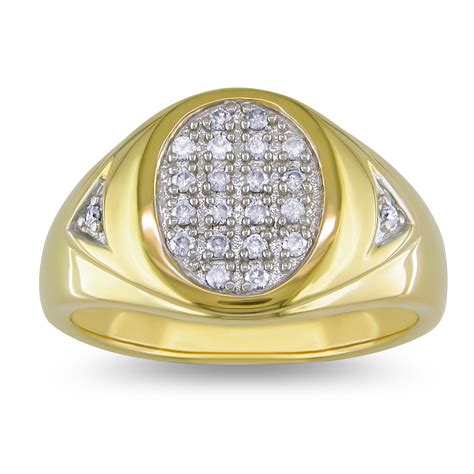 casual wear certified ct real diamond gents ring   yellow gold