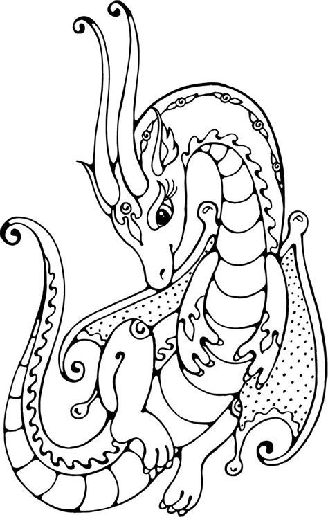 images  dragon coloring page  pinterest baby dragon