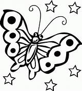 Butterfly Coloring Pages Printable Kids Butterflies Colouring Color Sheets Print Printables Children Kleurplaat Cute sketch template