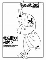 Samurai Jack Coloring Pages Colouring Tutorial Draw Too sketch template