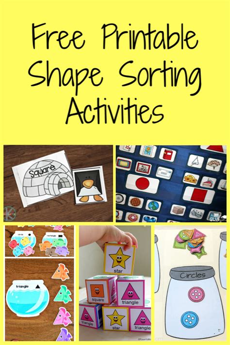 The Activity Mom Free Printable Sorting Activities The