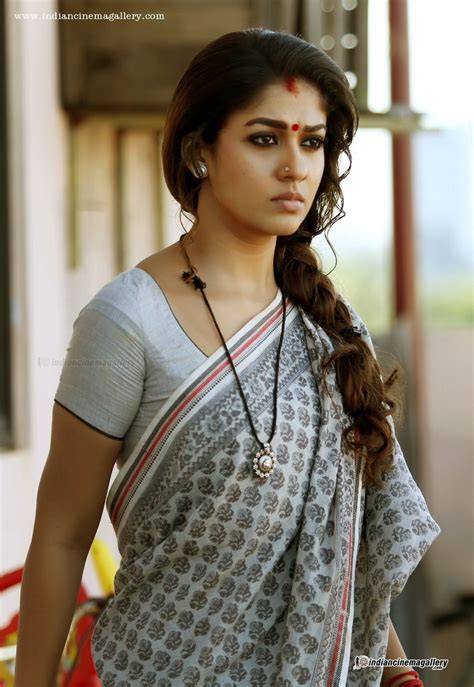 nayanthara latest hot photos in saree from puthiya niyamam