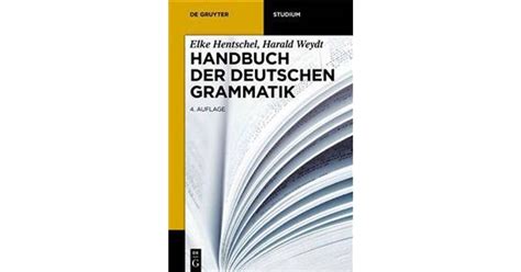 handbuch der deutschen grammatik  vollstandig uberarbeitete auflage