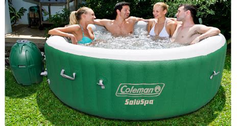 Coleman Saluspa 4 6 Person Inflatable Massage Hot Tub Spa Only 328