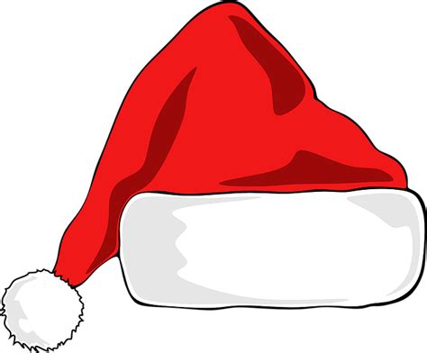 sombrero de santa navidad graficos vectoriales gratis en pixabay