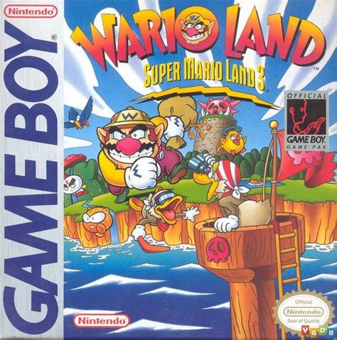 super mario land  wario land vgdb video game data base