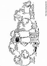 Shaun Sheep Kolorowanki Baranek Schaf Carneiro Oveja Mouton Dibujos Disegni Pecora Bitzer Darmowe Dzieci Ausmalbild Planetadibujos Malvorlagen Schaap Kleurplaat Coloriez sketch template