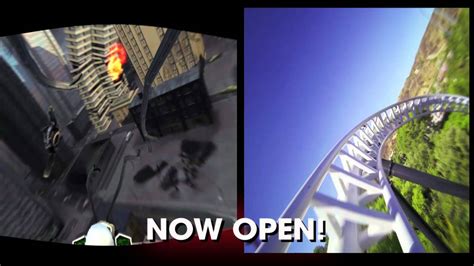 The New Revolution Virtual Reality Coaster Now Open Youtube