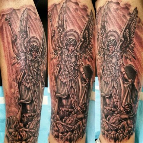 Righteous Guardian Angel Tattoo For Male