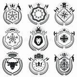 Blazons Heraldic Emblem sketch template