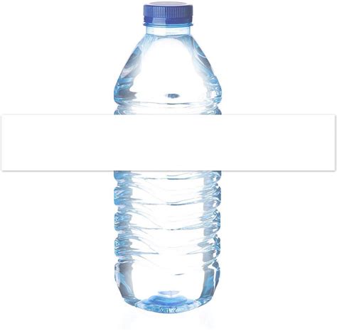 label waterproof blank water bottle labels   sheet