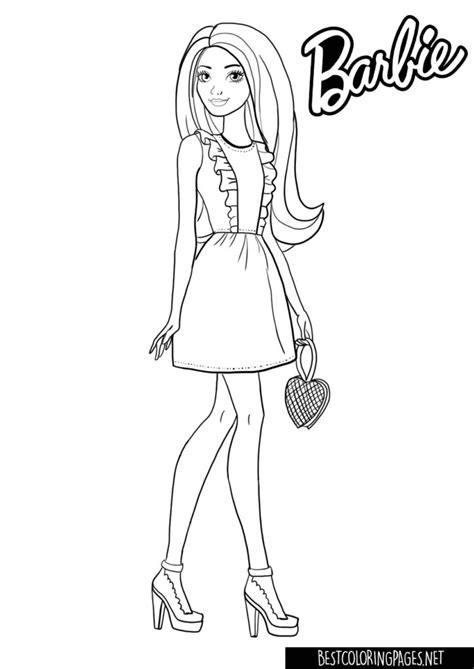 barbie coloring pages  printable coloring pages