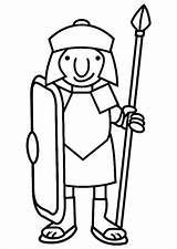 Roman Soldier Drawing Rome Ancient Coloring Cartoon Easy Clip Pages Greek Drawings Colouring Romans Clipart Soldiers Outline Cliparts Draw Netart sketch template