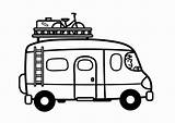 Camper Malvorlage Camionnette Zum Kleinbus Kostenlose Stampare Campers Abschleppwagen Camionette Educolor Scarica Schulbilder Petra Shopgarage sketch template