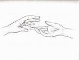 Reaching Drawing Hands Hand Drawings Draw Letting Go Each Other Away Pencil Holding Slipping Sketches Sketch Google Touching Apart Reference sketch template