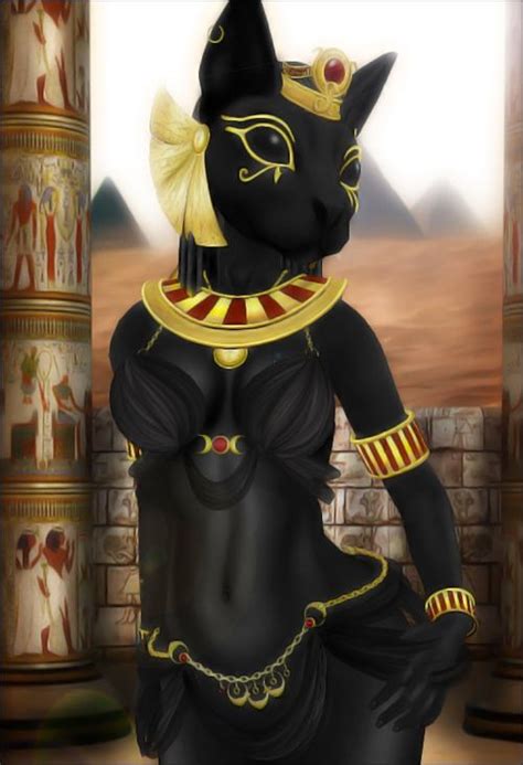 Happy Halloween Bast Goddess Dieux Egyptiens Dessin