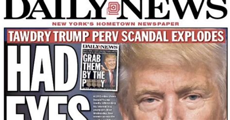 New York Daily News Calls Out Donald Trump S Perv Scandal Huffpost