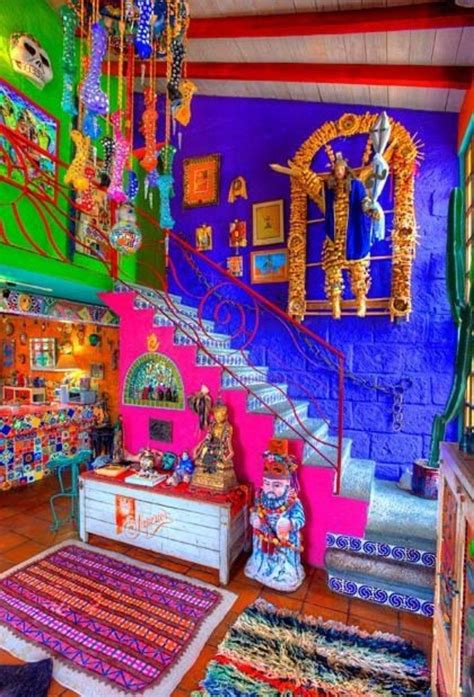 pin  bohoasis  boho decor mexican home decor colorful interiors mexican colors