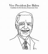 Biden Vice sketch template
