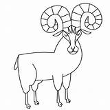 Rocky Goats sketch template