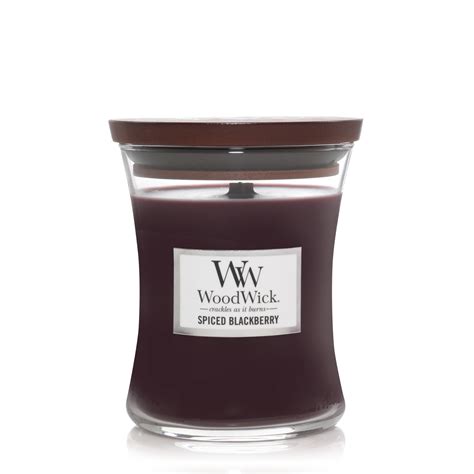 woodwick spiced blackberry medium hourglass candle walmartcom
