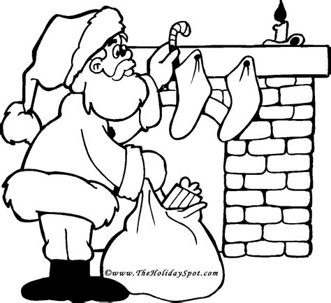 picture  coloring pages santa disney coloring pages