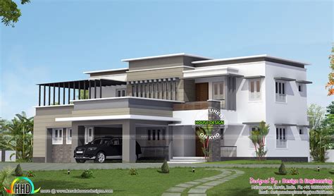 luxury  bedroom contemporary home  sq ft kerala home design  floor plans  house