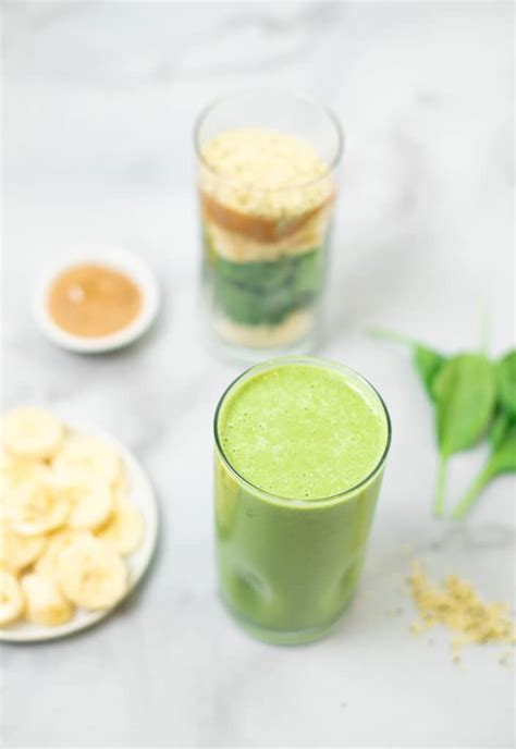 green breakfast smoothie  weight loss clean delicious