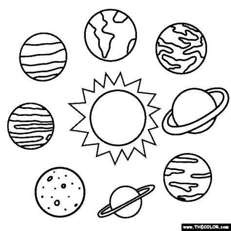 planets  kids coloring enjoy  big collection    color