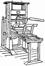 Printing Clipart Press Drawing Projects Old Pittsburgh 1856 1786 Early Exhibit Gif Downtown Hand Websites Presentations Reports Powerpoint Use These sketch template