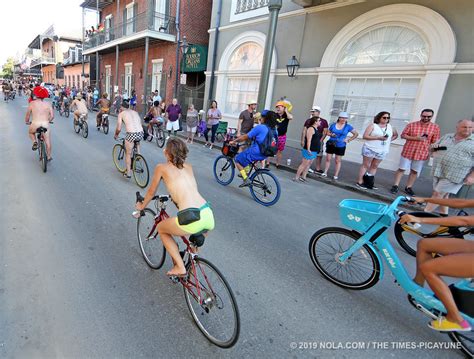The 11th Annual World Naked Bike Ride New Orleans Edition See The