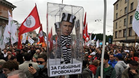 Russia Protesters Demand Putin S Resignation