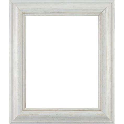 american classic  weathered white pine wood picture frame shell