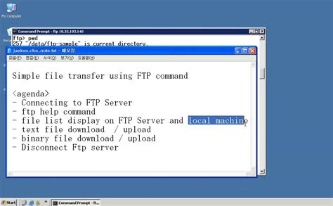 ftp command simple upload  file youtube