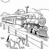 Coloring Train Railroad Pages Station Steam 300px 09kb Getdrawings sketch template