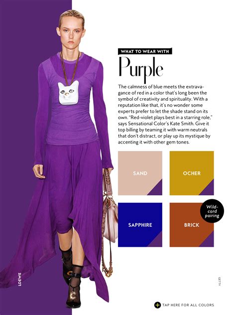 purple colour combinations fashion color combinations  clothes instyle color crash