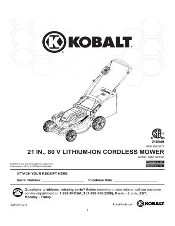 kobalt kmb  user manual manualzz