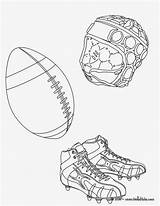 Rugby Ball Coloring Colorir Chuteira Visitar Pages Futebol Template sketch template