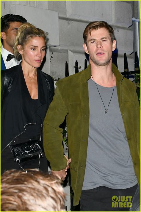 photo chris hemsworth elsa pataky step out for date night in london 05