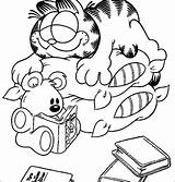 Garfield Coloring Pages sketch template