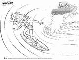Barbie Surf Sirenas Aventura Colorir Paginas Mt2 Filme sketch template