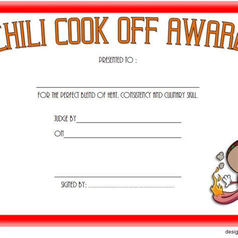 printable chili cook  certificate templates vrogueco