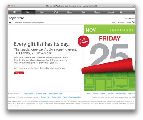 apple announces black friday sale